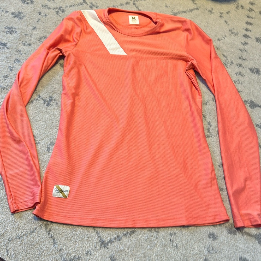 Tracksmith Coral Long Sleeve Tee